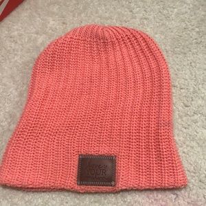 Peachy/pink love your melon beanie